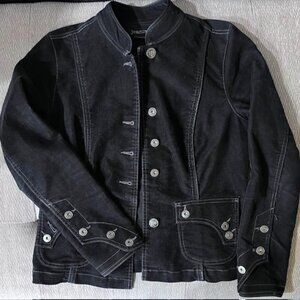 Soft Corduroy Military Jacket